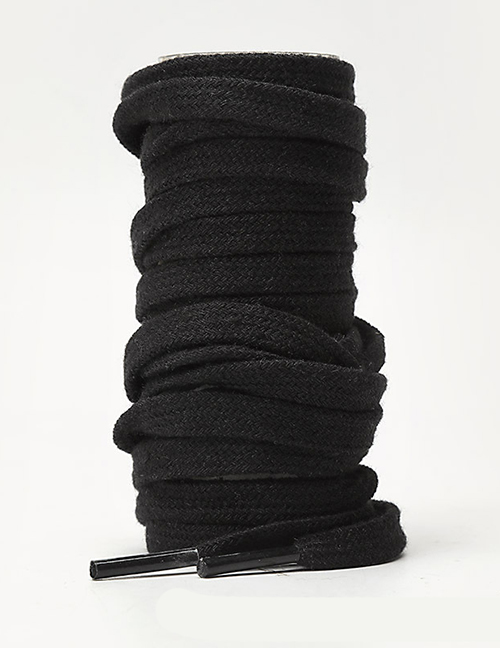 Fashion Black Cotton Flat-120cm Polyester Flat Half Circle Geometric Laces