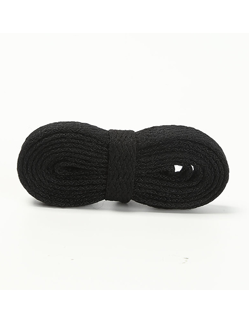 Fashion Black Flat-140cm Polyester Flat Half Circle Geometric Laces
