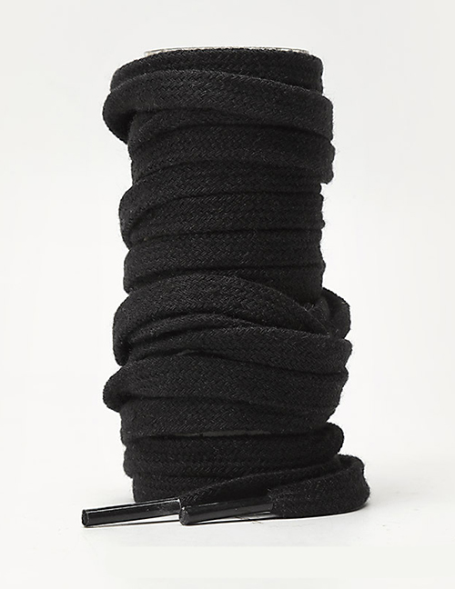 Fashion Black Cotton Flat-160cm Polyester Flat Half Circle Geometric Laces