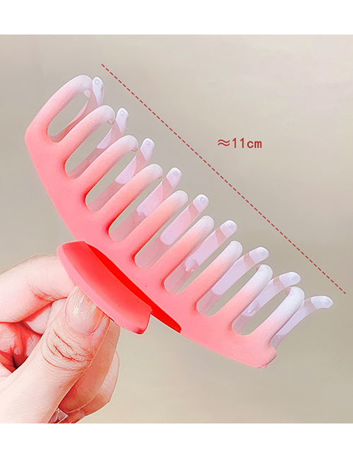 Fashion 3# Fence Grab Clip Resin Gradient Frosted Fence Grab Clip