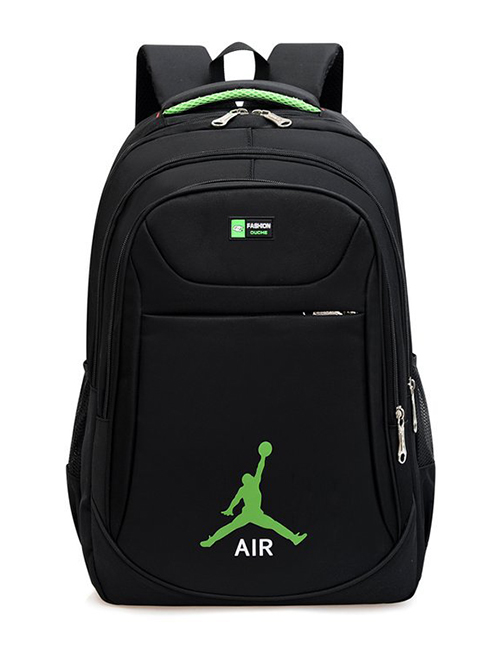 Fashion Green Nylon Large Capacity Backpack