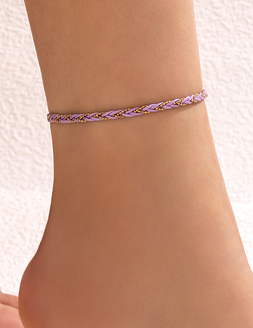 Fashion 11# Colorful Cord Braided Anklet