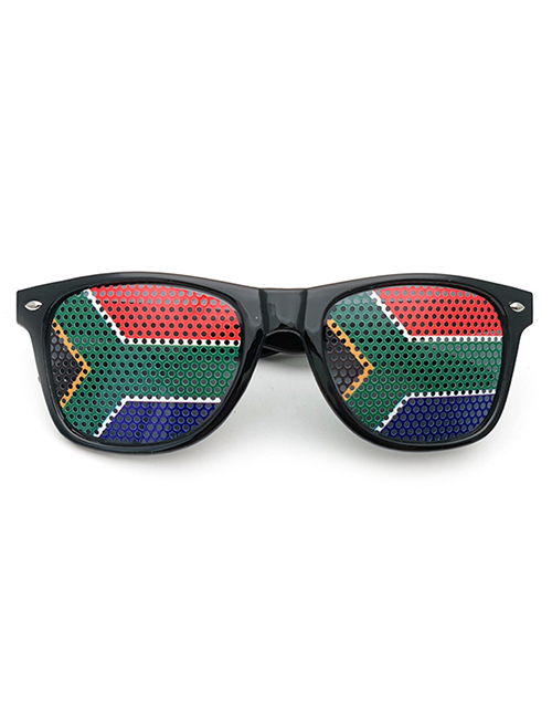 Fashion South Africa Pc Flag Eyelet Large Frame Sunglasses