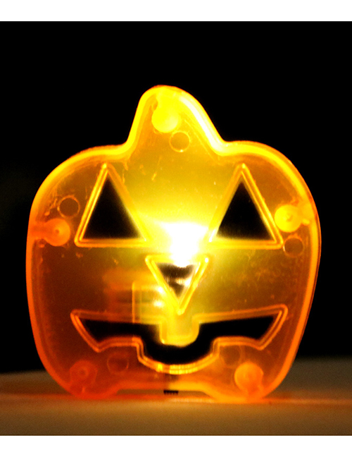 Fashion Yellow Halloween Pumpkin Night Light (with Battery)