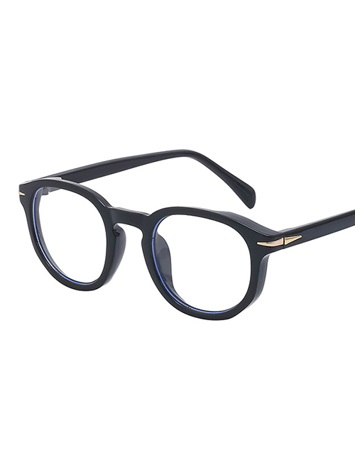 Fashion Black Anti-blue Light Pc Square Large Frame Sunglasses