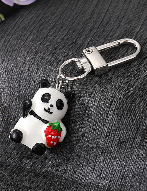 Fashion Panda Keychain Cartoon Resin Panda Keychain