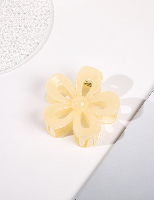 Fashion Jelly Custard Plastic Hollow Flower Gripper