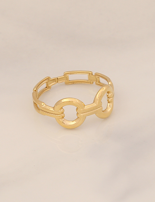 Fashion 20# Titanium Steel Geometric Open Ring