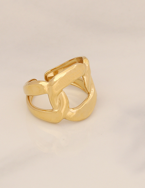 Fashion Twenty Two# Titanium Steel Geometric Open Ring