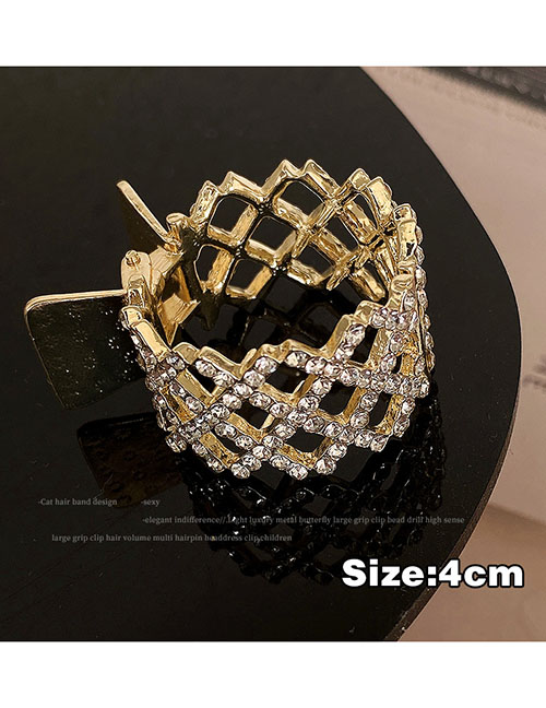 Fashion 2# Diamond Diamond Gold Alloy Diamond Cutout Diamond Grab Clip