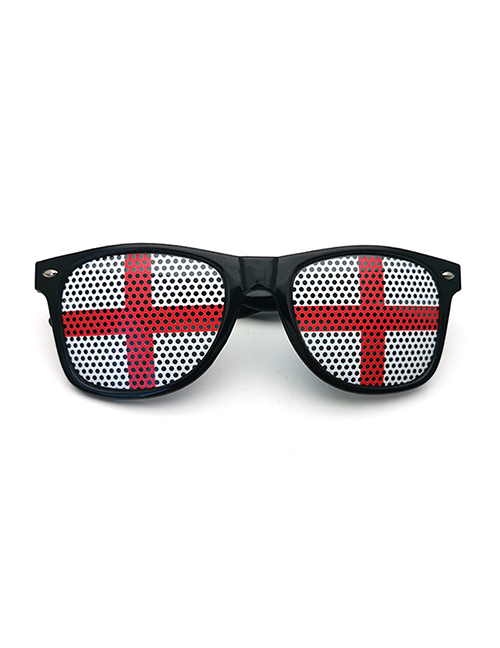 Fashion England Pc Flag Square Large Frame Eyelet Sunglasses