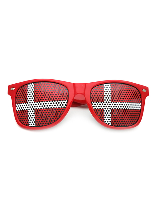 Fashion Denmark Pc Flag Square Large Frame Sunglasses