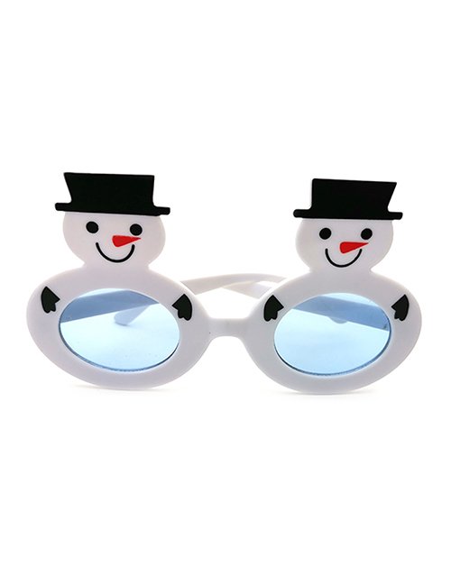 Fashion Snowman Blue Pc Christmas Sunglasses