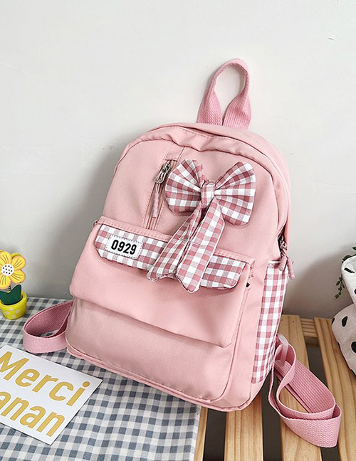 Fashion Pink Nylon Cartoon Large Capacity Backpack