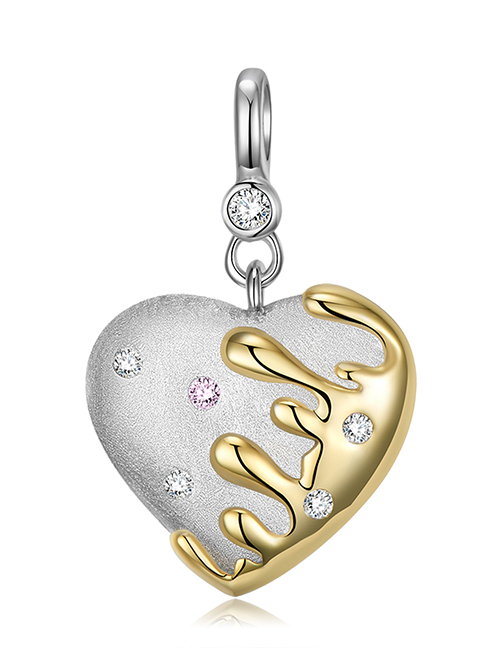 Fashion Pnc0016 Sterling Silver Diamond Heart Jewelry Accessories