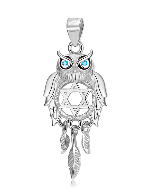 Fashion Silver Owl Dream Catcher Jewelry Accessories
