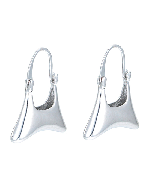 Fashion Platinum Geometric Irregular Earrings