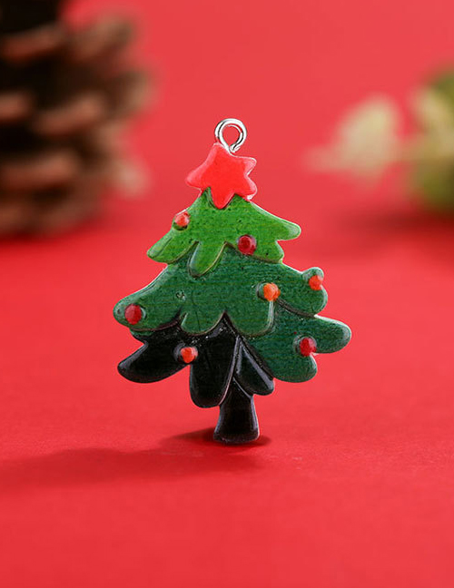 Fashion No. 15 [large] Christmas Cartoon Resin Band Hanging Ring Ornament