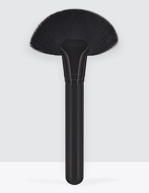 Fashion Black Single Black Large Loose Powder Makeup Brush