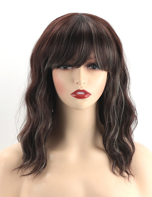 Fashion 9758d Wavy Curly Wig Headgear