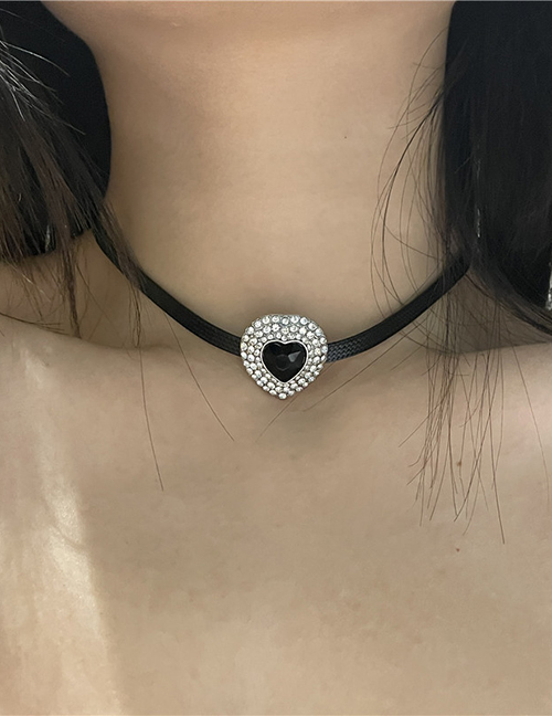 Fashion Necklace Alloy Diamond Love Necklace