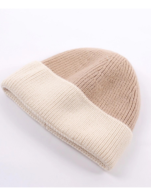 Fashion Khaki Knitted Wool Hat