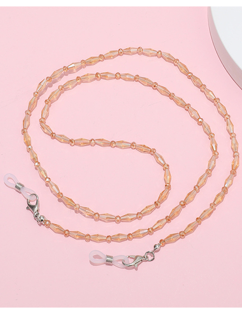 Fashion Brown Acrylic Beads Beaded Glasses Chain