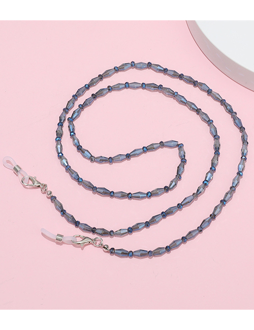 Fashion Dark Gray Acrylic Beads Beaded Glasses Chain