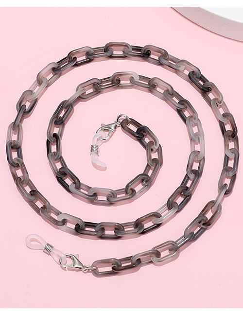 Fashion Grey Colorful Acrylic Chain Halter Neck Glasses Chain