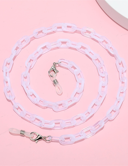 Fashion Pink-2 Color Acrylic Chain Halter Neck Glasses Chain