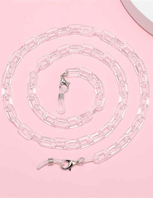Fashion Transparent Color Acrylic Chain Halter Neck Glasses Chain