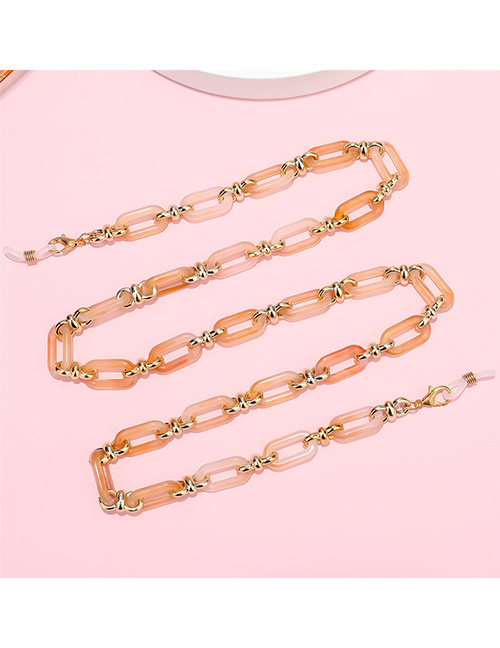 Fashion Orange Pink Glasses Chain Acrylic Color Chain Glasses Chain