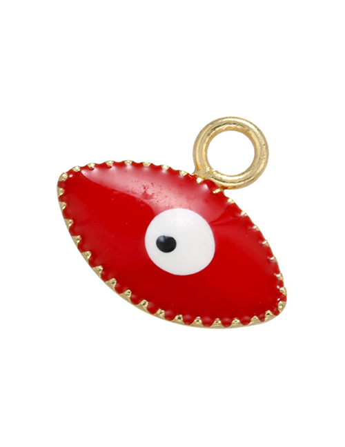 Fashion Red Copper Dripping Eyeball Diy Accessories
