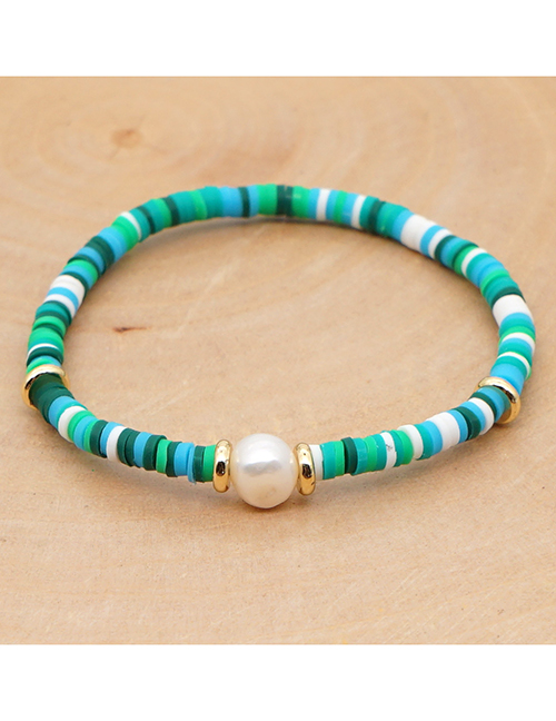 Fashion Zz-b200183d With Pearl Colored Clay Bracelet