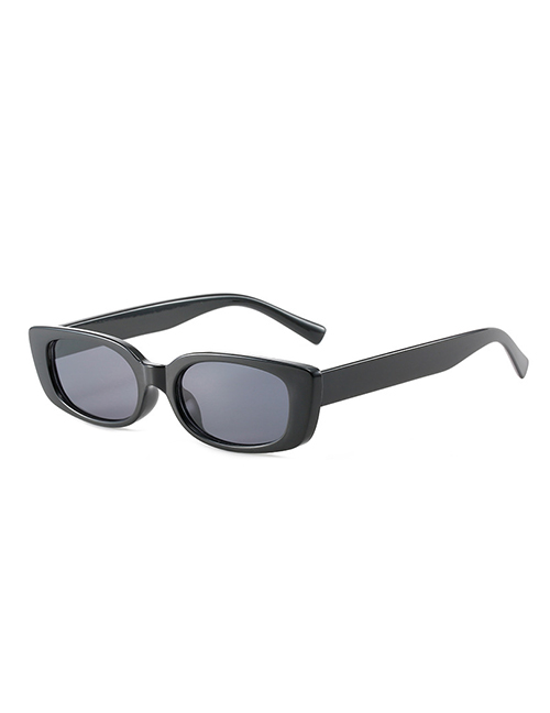 Fashion Black Frame Black Film Square Frame Sunglasses