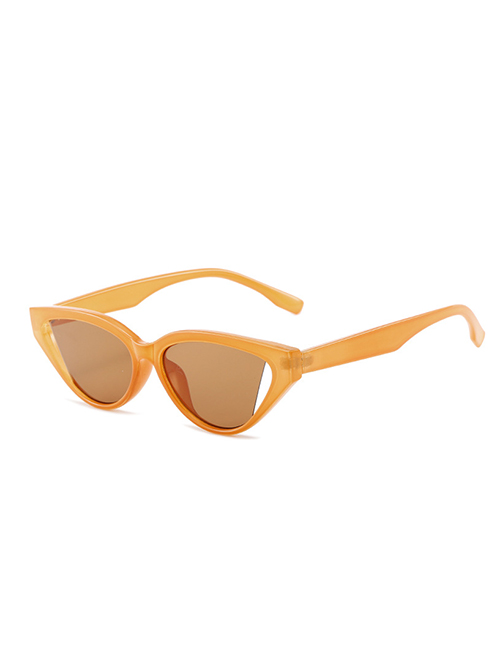 Fashion Tea Frame Tea Slices Small Frame Cat Eye Sunglasses