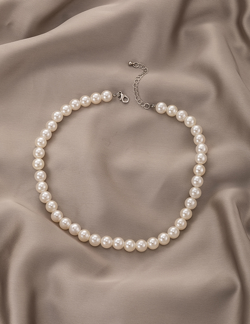 Fashion 15365-10 Pearl Beaded Necklace