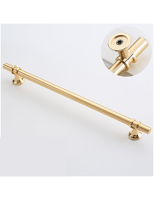 Fashion Brushed Copper/rose Gold 6816a-256 Pitch Zinc Alloy Geometric Drawer Wardrobe Door Handle