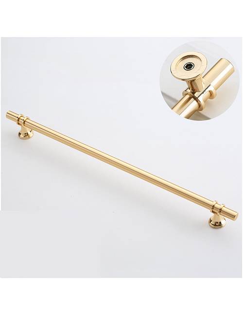 Fashion Brushed Copper/rose Gold 6816a-320 Pitch Zinc Alloy Geometric Drawer Wardrobe Door Handle