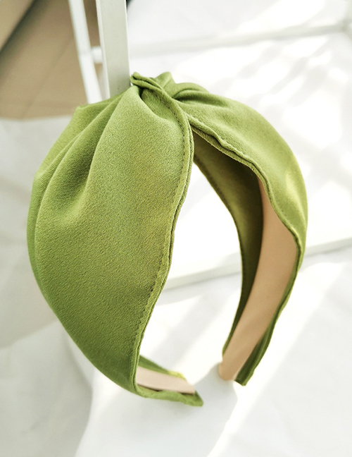 Fashion Fruit Green Fabric Wide-brimmed Cross Headband