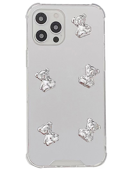 Fashion Anti-drop Mirror-five Bears-iphone 12promax Bear Mirror Apple Phone Case