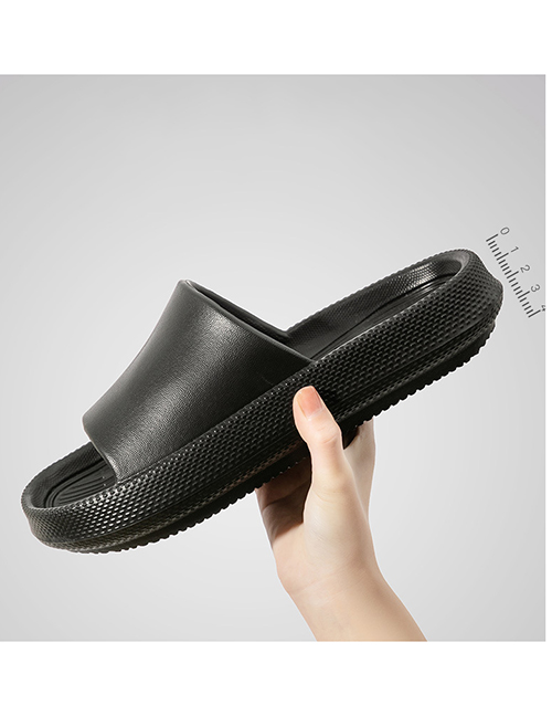 Fashion Black Eva Household Non-slip Slippers