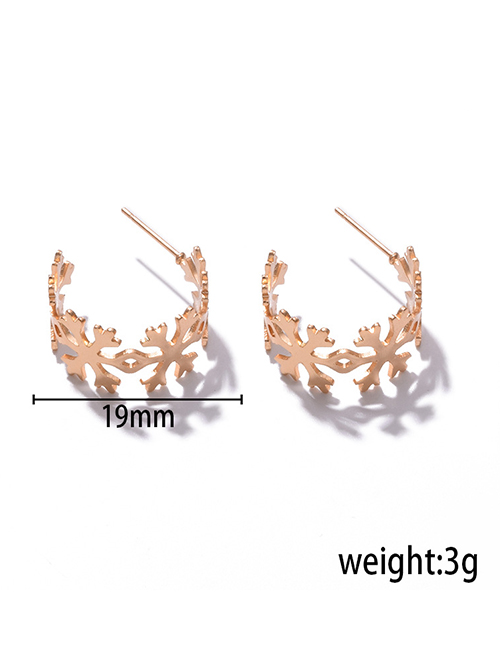 Fashion Eh0045-1 Metal Irregular Geometric Earrings