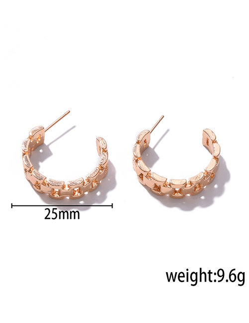 Fashion Eh0046-1 Metal Irregular Geometric Earrings