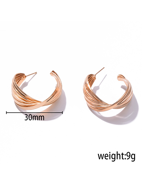 Fashion Eh0048-1 Metal Irregular Geometric Earrings