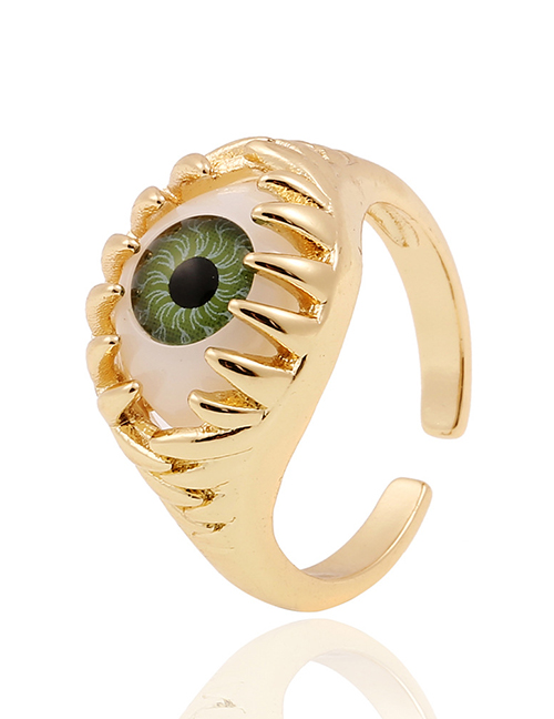 Fashion F Pure Copper Eye Open Ring