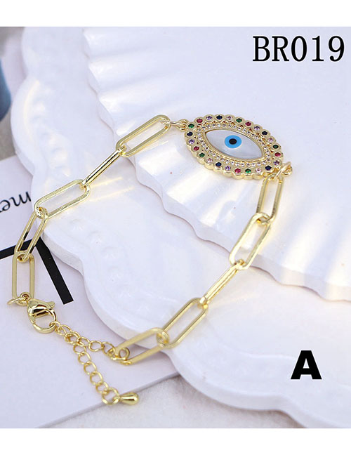Fashion Br019-a Copper Diamond Eye Bracelet