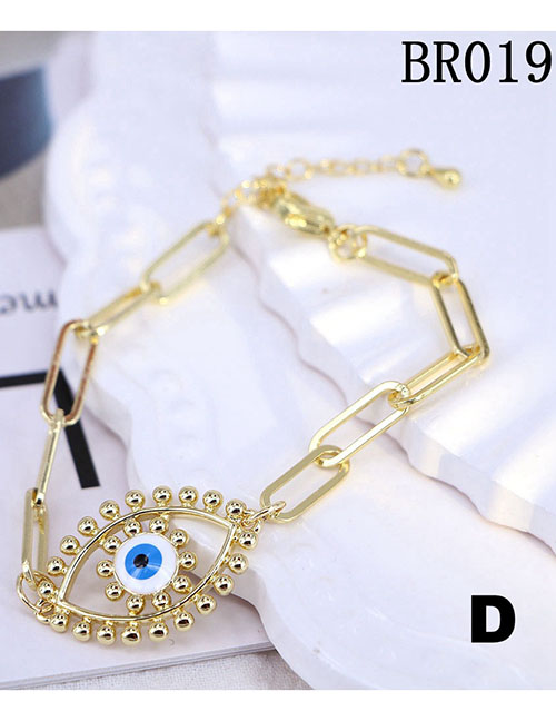 Fashion Br019-d Copper Diamond Eye Bracelet
