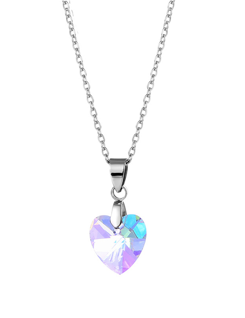 Fashion Qc1-(ab) Stainless Steel Love Necklace