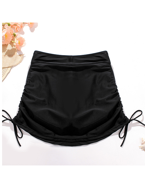 Fashion 21-2136 Black Pack Hip Boxer Drawstring Swim Shorts
